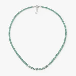 Aquamarine Bead Necklace