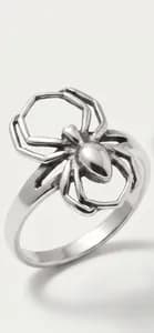 Sterling Silver Spider Ring