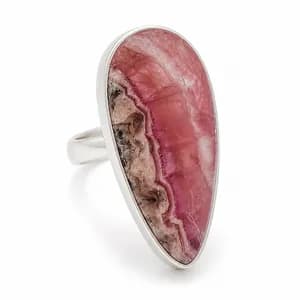 Sterling Silver Pink Cobalt Calcite Ring