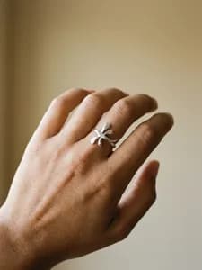 Sterling Silver Dragonfly Ring