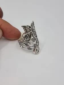 Sterling Silver Butterfly Filigree Ring