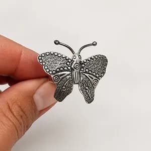 Sterling Silver Butterfly Ring