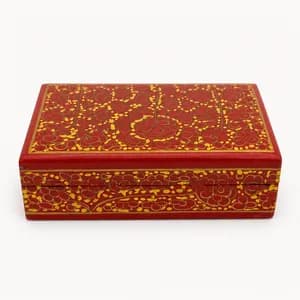 Red Decorative Jewelry Box