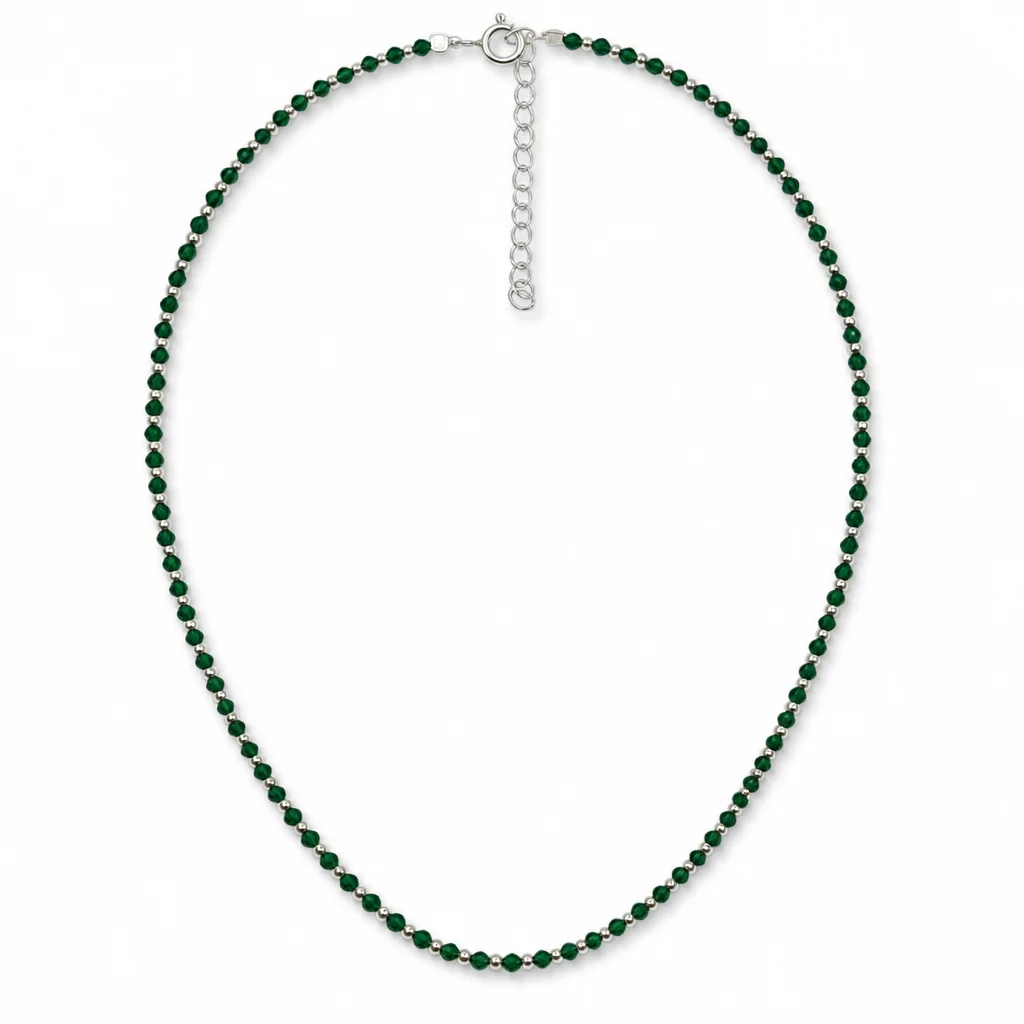 Green Onyx Bead Necklace