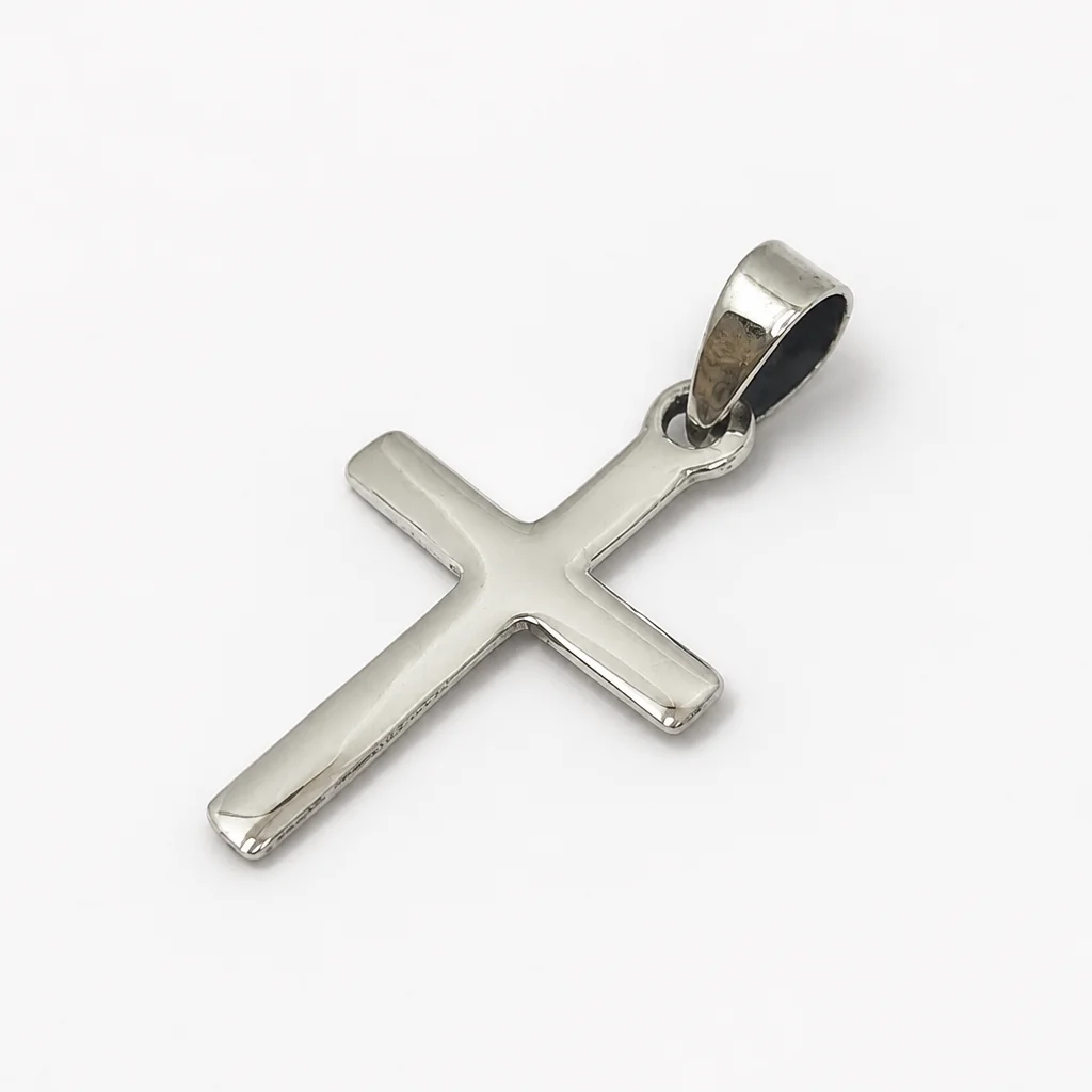 Sterling Silver Plain Cross Pendant