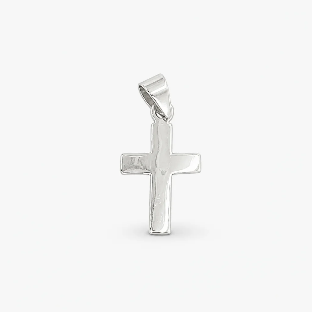Sterling Silver Plain Cross Pendant