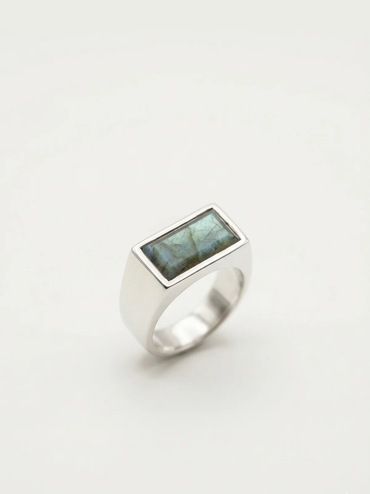 Silver Rectangle Ring