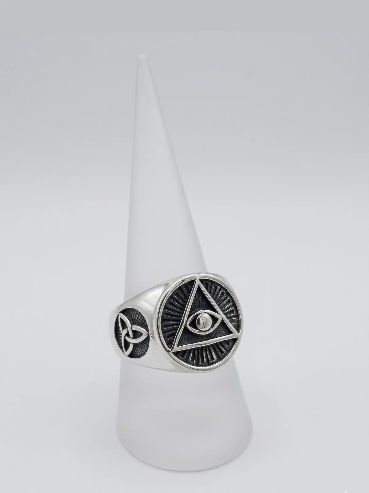 Silver All-Seeing Eye Ring