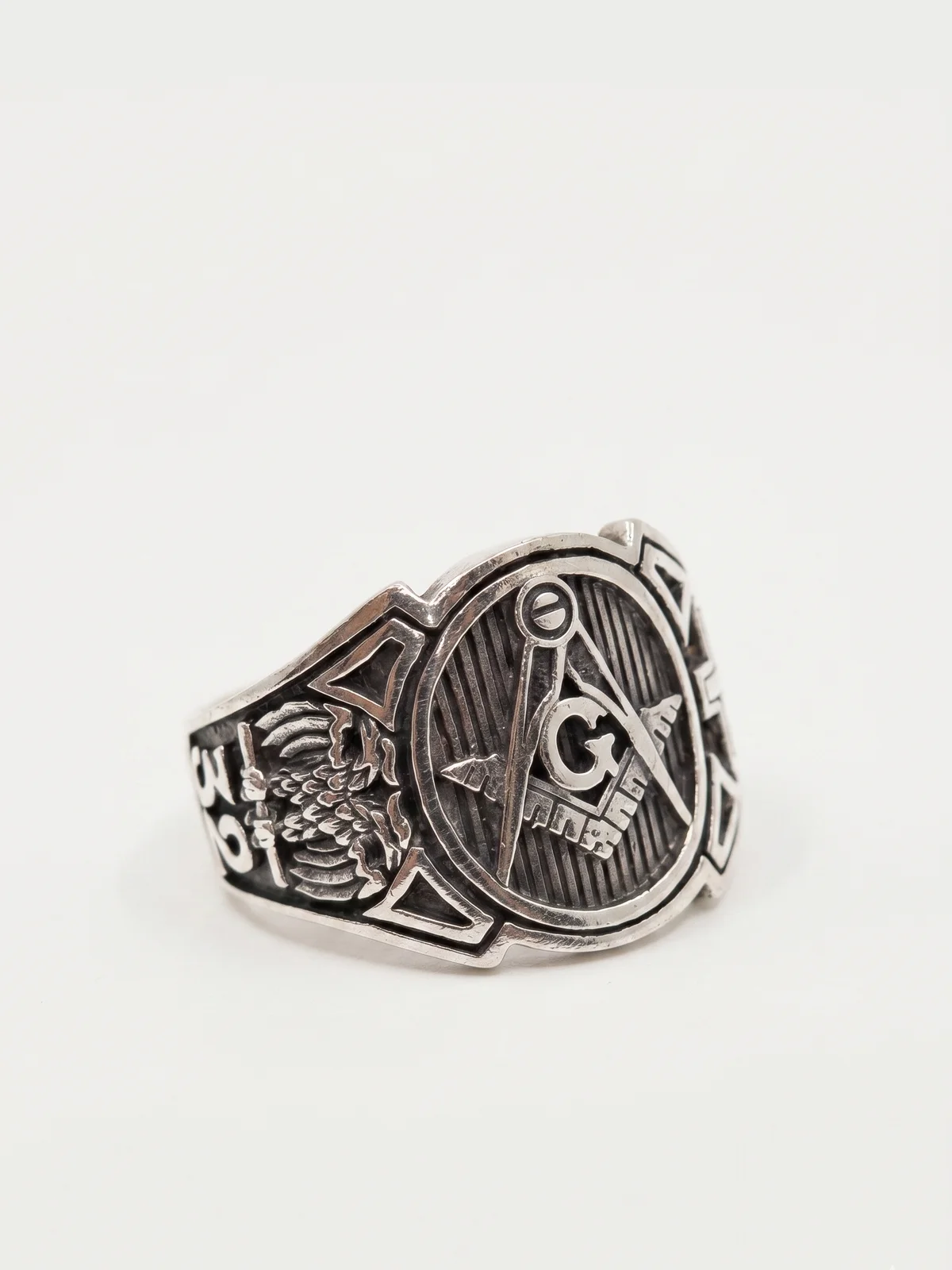 Masonic Silver Ring